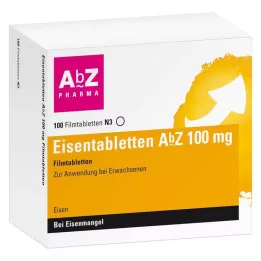 EISENTABLETTEN AbZ 100 mg film kaplı tabletler, 100 adet