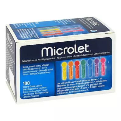 MICROLET Lansetler, 100 adet MICROLET Lansetler, 100 adet
