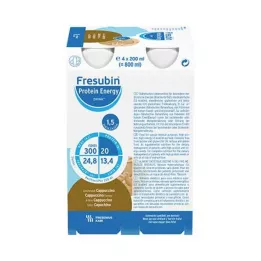 FRESUBIN PROTEIN Enerji DRINK Cappuccino içecek şişesi, 4X200 ml