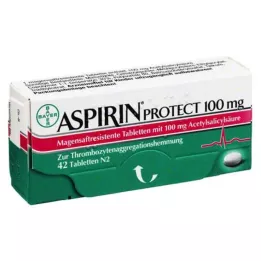 ASPIRIN Protect 100 mg mide-dayanıklı tabletler, 42 adet