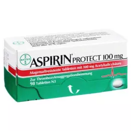 ASPIRIN Protect 100 mg mide-dayanıklı tabletler, 98 adet
