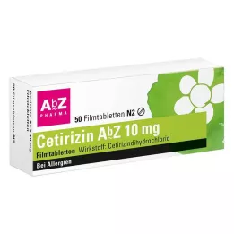 CETIRIZIN AbZ 10 mg film kaplı tablet, 50 adet