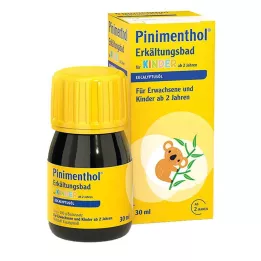 PINIMENTHOL 2 yaşından büyük çocuklar için soğuk banyo, Okaliptüs, 30 ml