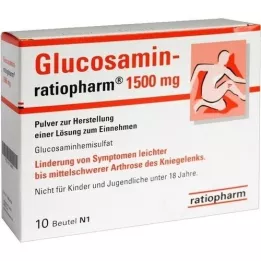 GLUCOSAMIN-RATIOPHARM 1500 mg oral uygulama için toz, 10 adet