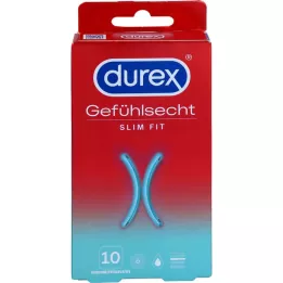 DUREX Gerçek hissi veren slim fit prezervatif, 10 adet