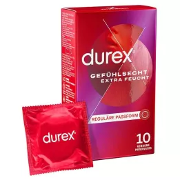DUREX Gerçek hissi veren ekstra nemli prezervatif, 10 adet