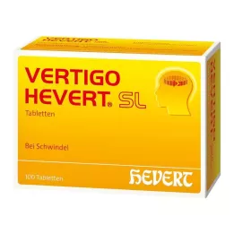 VERTIGO HEVERT SL Tabletler, 100 adet
