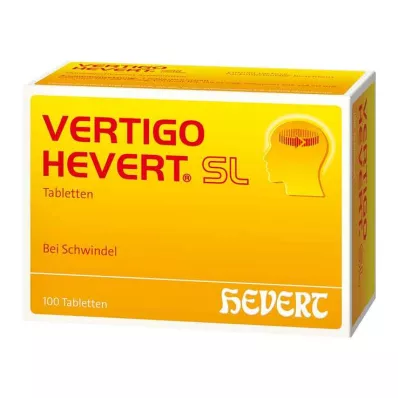 VERTIGO HEVERT SL Tabletler, 100 adet VERTIGO HEVERT SL Tabletler, 100 adet