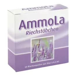 AMMOLA Koku çubukları enfiye şişeleri, 10X0,4 ml