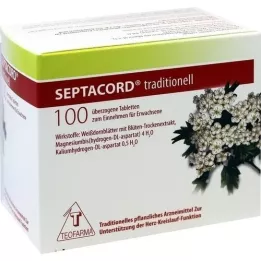 SEPTACORD geleneksel kaplamalı tabletler, 100 adet