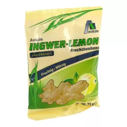 INGWER LEMON Bonbonlar+C Vitamini, 75 gr