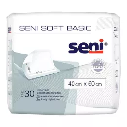 SENI Soft Basic yatak koruma pedi 40x60 cm, 30 adet