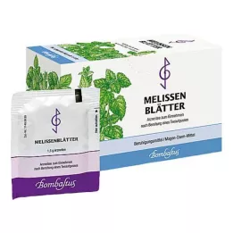 MELISSENBLÄTTER Çay filtre poşetleri, 20X1,5 gr