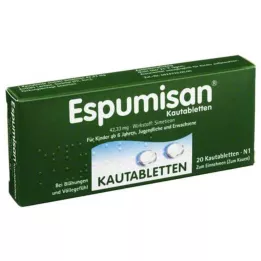 ESPUMISAN Çiğnenebilir tabletler, 20 adet