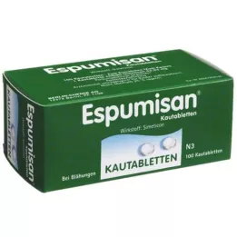 ESPUMISAN Çiğnenebilir tabletler, 100 adet