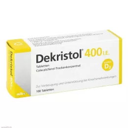 DEKRISTOL 400 IU tablet, 100 adet