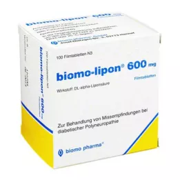 BIOMO-lipon 600 mg film kaplı tablet, 100 adet
