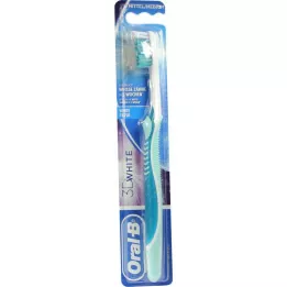 ORAL-B 3D beyaz diş fırçası orta boy, 1 adet