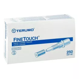 TERUMO FineTouch tek kullanımlık lansetler, 250 adet