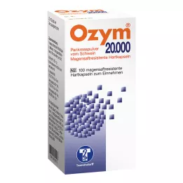 OZYM 20.000 adet mideye dayanıklı sert kapsül, 100 adet