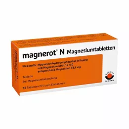 MAGNEROT N Magnezyum tabletleri, 50 adet