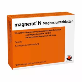 MAGNEROT N Magnezyum tabletleri, 100 adet
