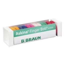 ASKINA Parmak Bobi renkli, 6 adet