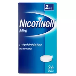 NICOTINELL Pastiller 2 mg Nane, 36 adet