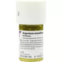 ARGENTUM METALLICUM praeparatum D 10 Toz haline getirme, 20 g