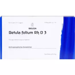 BETULA FOLIUM Rh D 3 ampul, 8 adet