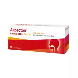 ASPECTON Halfsticks Cassis Lollipops, 30 saat