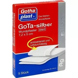 GOTA SILBER Yara alçısı 5x7,2 cm steril, 5 adet