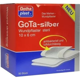 GOTA SILBER Yara alçısı 6x10 cm steril, 50 adet