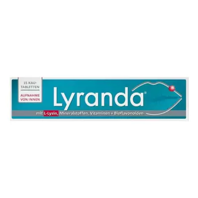 LYRANDA Çiğnenebilir tabletler, 15 adet