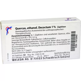 QUERCUS ETHANOL.Decoctum %1 fitiller, 10 adet