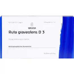 RUTA GRAVEOLENS D 3 ampul, 8 adet