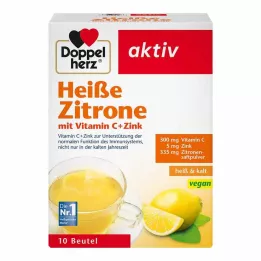 DOPPELHERZ sıcak limon C vitamini + çinko granülleri, 10 adet