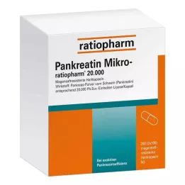 PANKREATIN Mikro-oran.20.000 mideye dayanıklı sert kapsül, 200 adet
