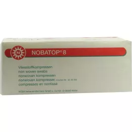 NOBATOP 8 adet 7,5x7,5 cm steril olmayan kompres, 200 adet
