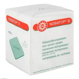 NOBATOP 8 kompres 10x10 cm steril olmayan, 100 adet