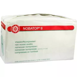 NOBATOP 8 kompres 10x20 cm steril olmayan, 100 adet