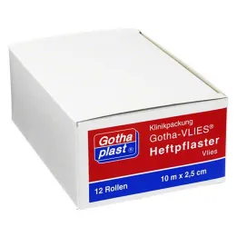 Gothaplast yapışkanlı sıva keçesi 2,5 cm x 10 m, 12 adet
