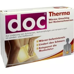 DOC THERMA Sırt ağrısı için ısı kompresi, 4 parça