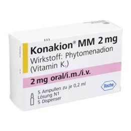 KONAKION MM 2 mg çözelti, 5 adet