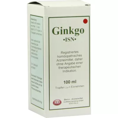 GINKGO ISN Damlalar, 100 ml