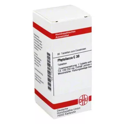 PHYTOLACCA C 30 tablet, 80 adet PHYTOLACCA C 30 tablet, 80 adet