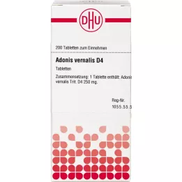 ADONIS VERNALIS D 4 tablet, 200 adet
