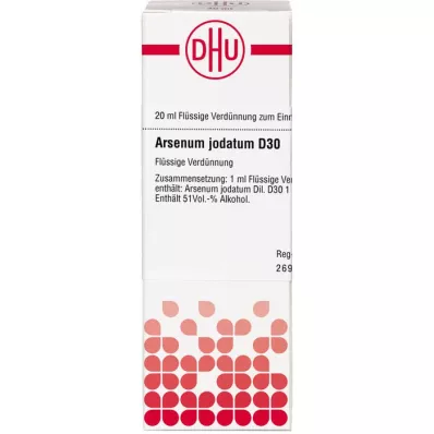 ARSENUM JODATUM D 30 Seyreltme, 20 ml ARSENUM JODATUM D 30 Seyreltme, 20 ml