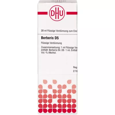 BERBERIS D 5 Seyreltme, 20 ml BERBERIS D 5 Seyreltme, 20 ml