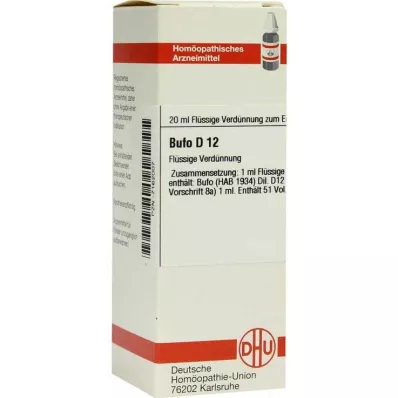 BUFO D 12 Seyreltme, 20 ml BUFO D 12 Seyreltme, 20 ml